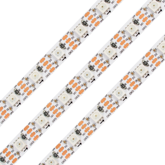 DC12V LC8808B 300LEDs Breakpoint-continue Individual Addressable RGB LED Strip Light